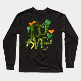 Love St. Patricks day Long Sleeve T-Shirt